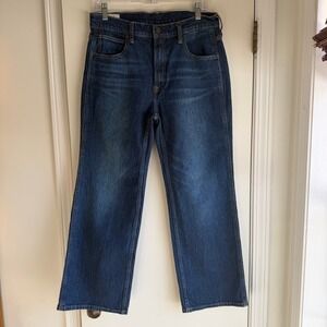 GAP Denim Vintage Flare High Rise Jeans Women Size 10 Petite Dark Wash